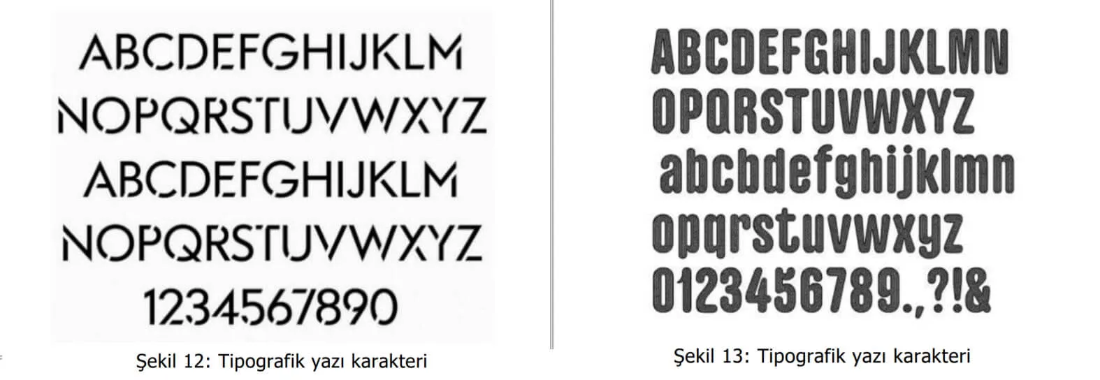 tipografik yazı karakter örnekleri-Kocaeli Patent